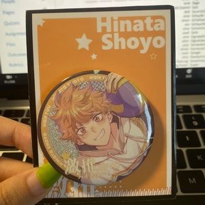ハイキュー!! Haikyuu!! Badge
日向翔阳
ひなた しょうよう/Shoyo Hinata
Hinata Shoyo
